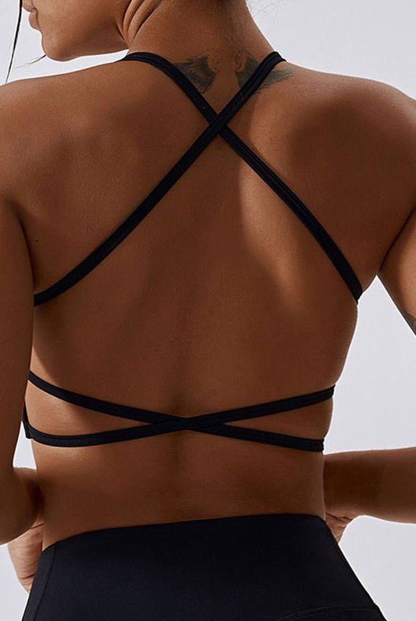 Cross Back Sports Bra - DEIDEIAP_ACTIVE