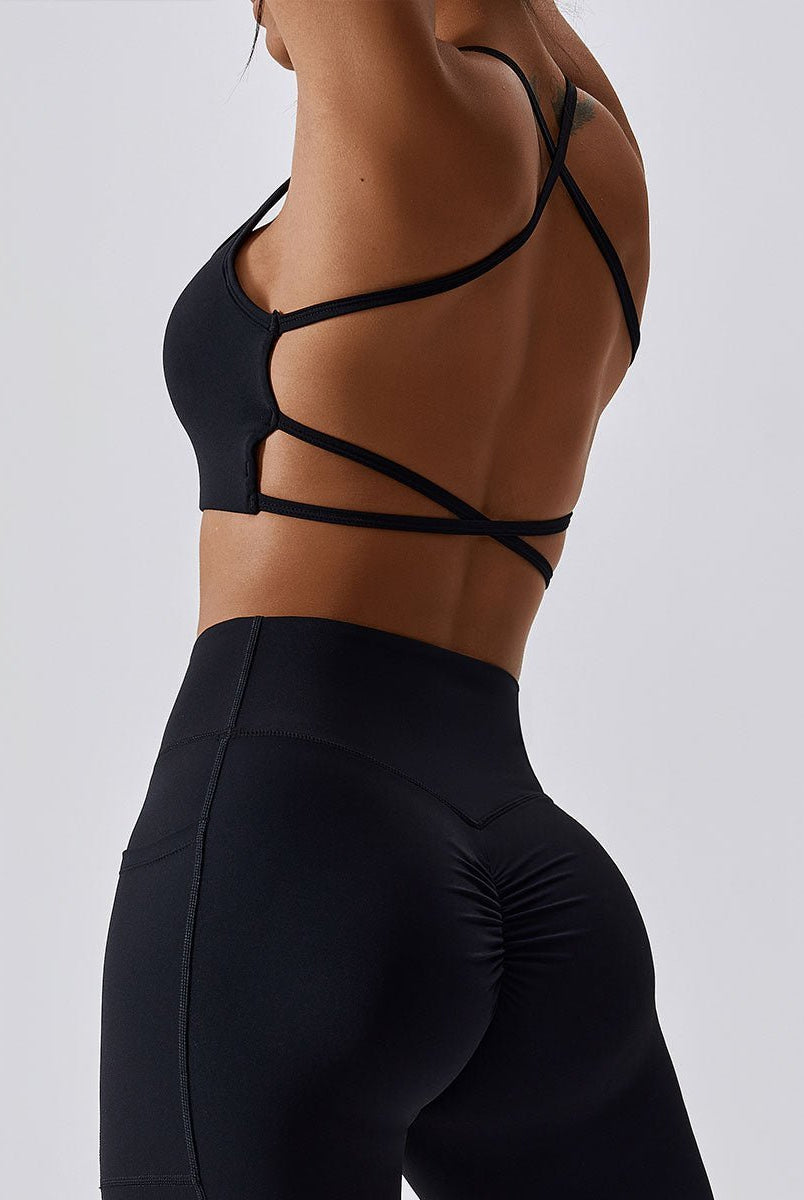 Cross Back Sports Bra - DEIDEIAP_ACTIVE