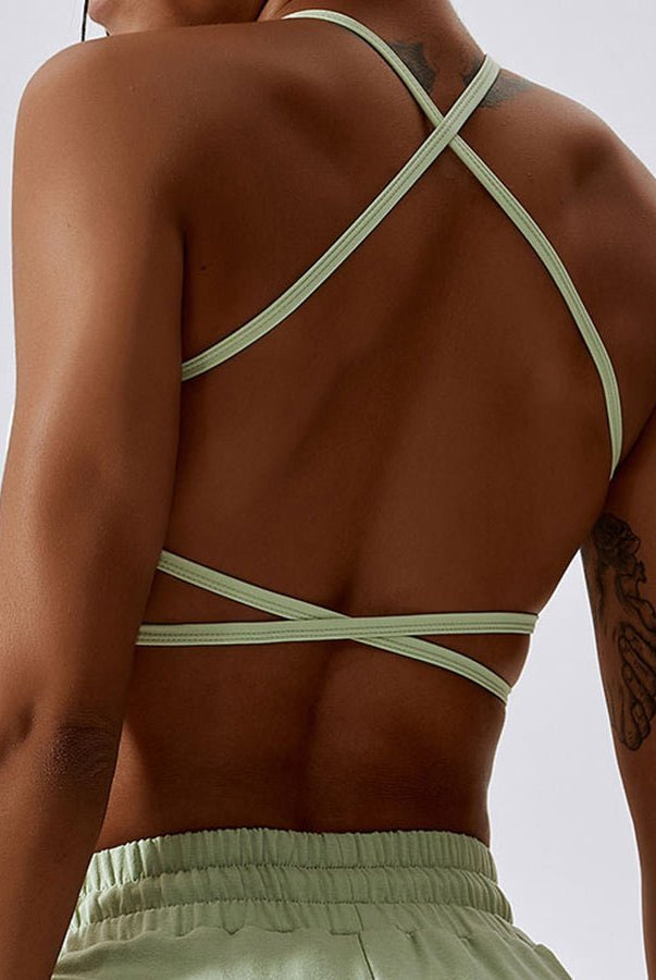 Cross Back Sports Bra - DEIDEIAP_ACTIVE