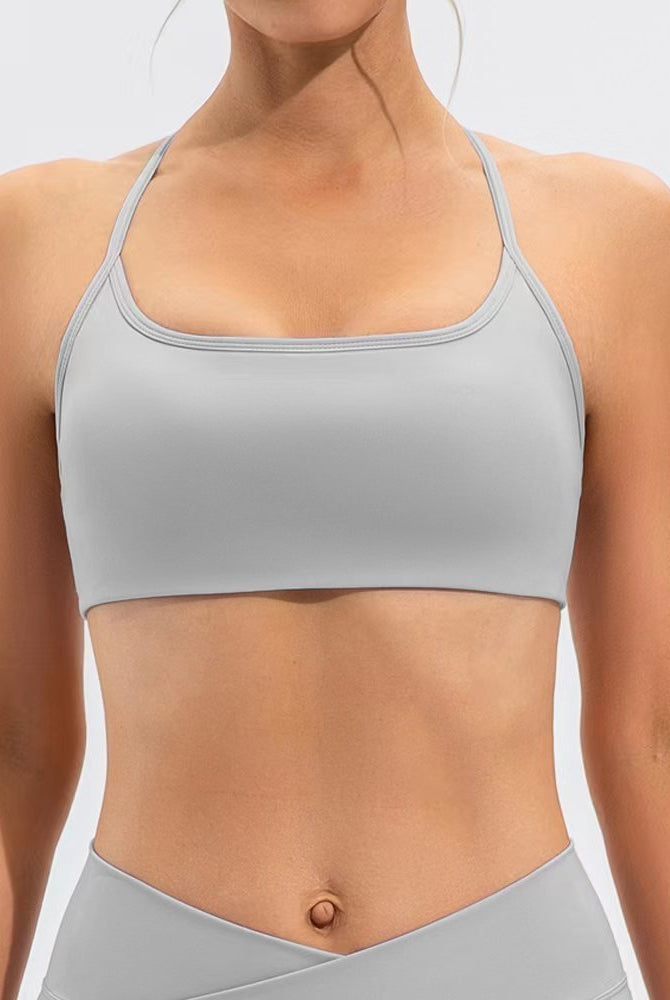 Cross Back Sports Bra - DEIDEIAP_ACTIVE