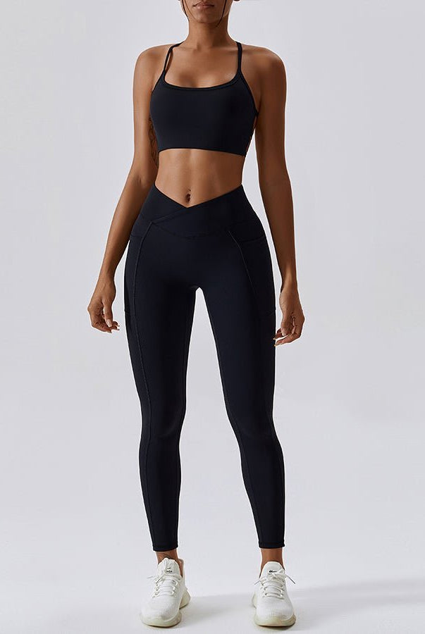 Cross Back Sports Bra - DEIDEIAP_ACTIVE