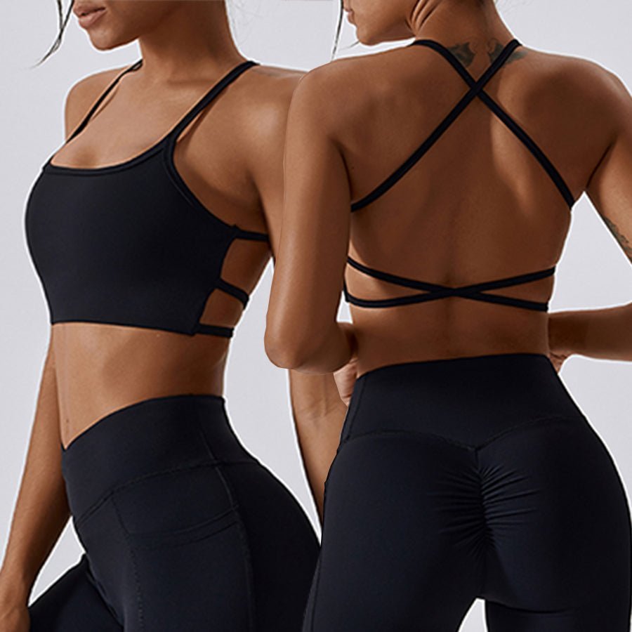 Cross Back Sports Bra - DEIDEIAP_ACTIVE