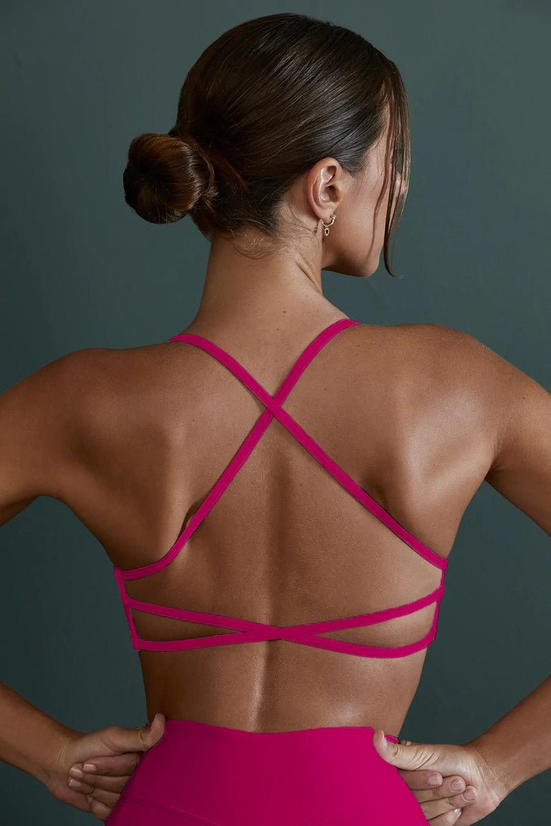 Cross Back Sports Bra - DEIDEIAP_ACTIVE