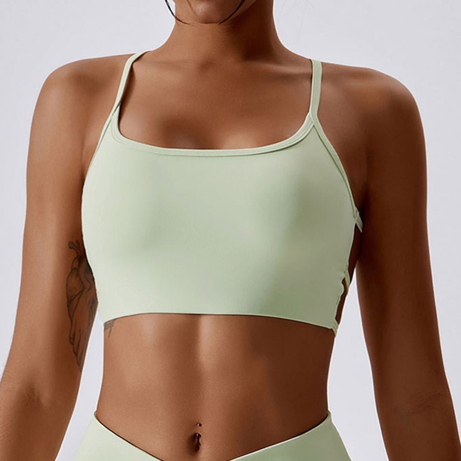 Cross Back Sports Bra - DEIDEIAP_ACTIVE