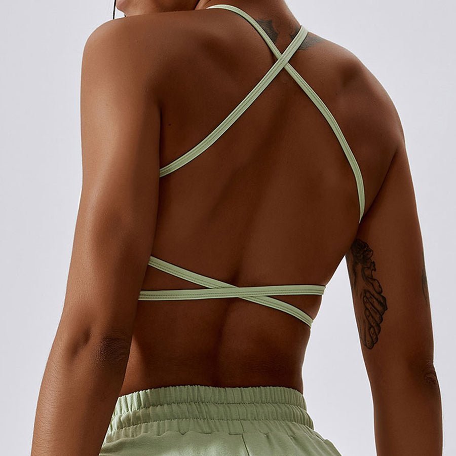 Cross Back Sports Bra - DEIDEIAP_ACTIVE